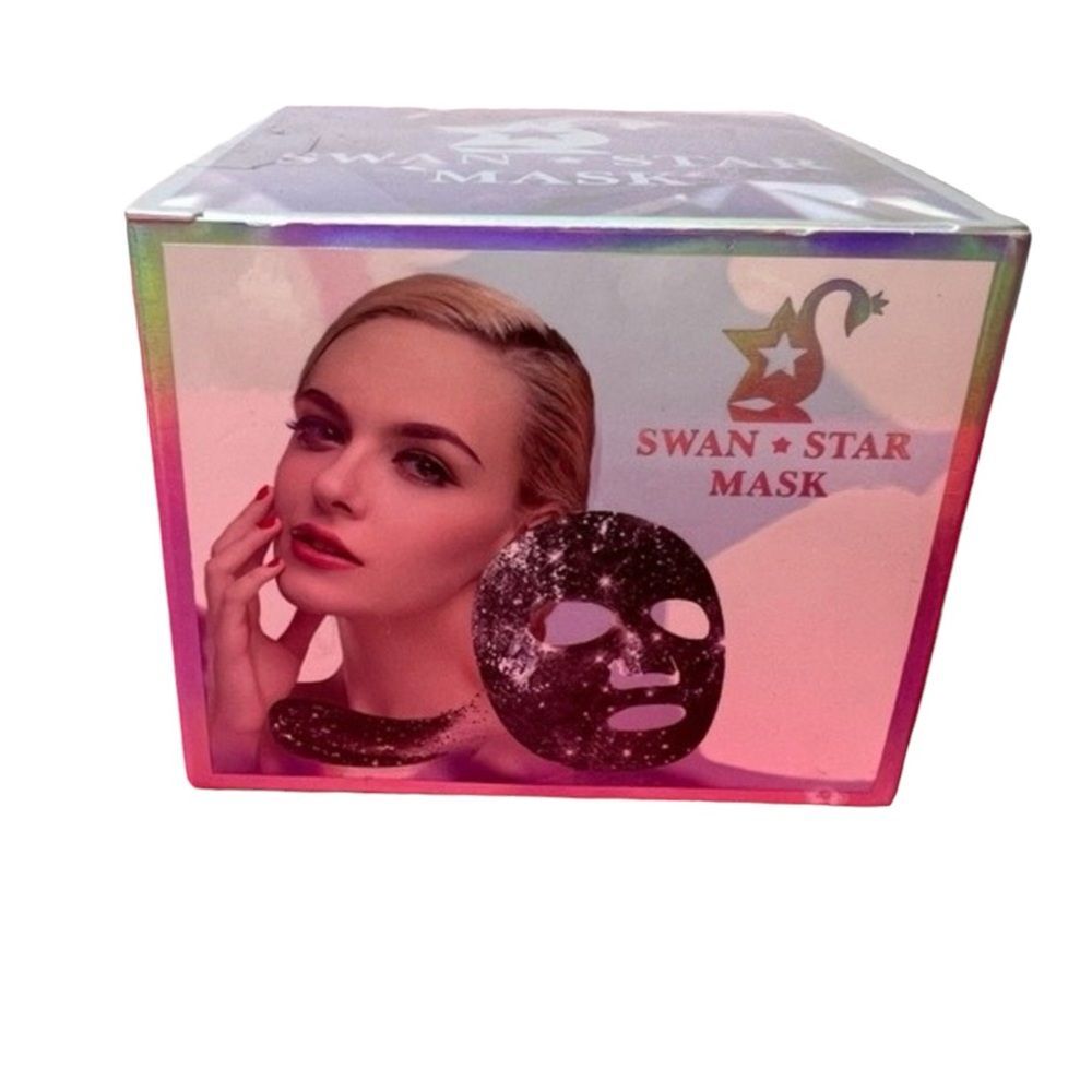 Swan Star Glitter Peel Off Face Mask New